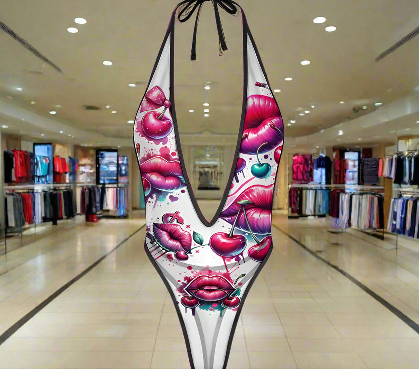 'Cherries' - Jumpsuit Swimwear v3