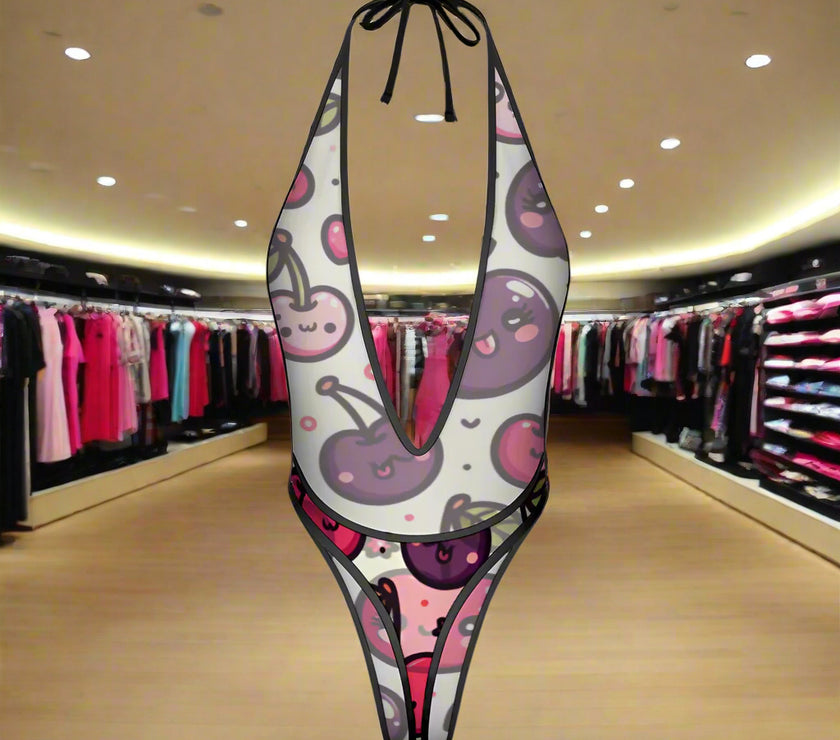 'Cherries' - Jumpsuit Swimwear v1