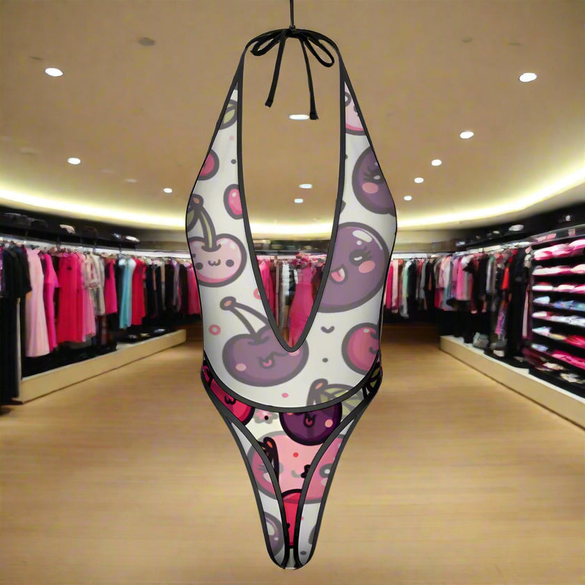 'Cherries' - Jumpsuit Swimwear v1